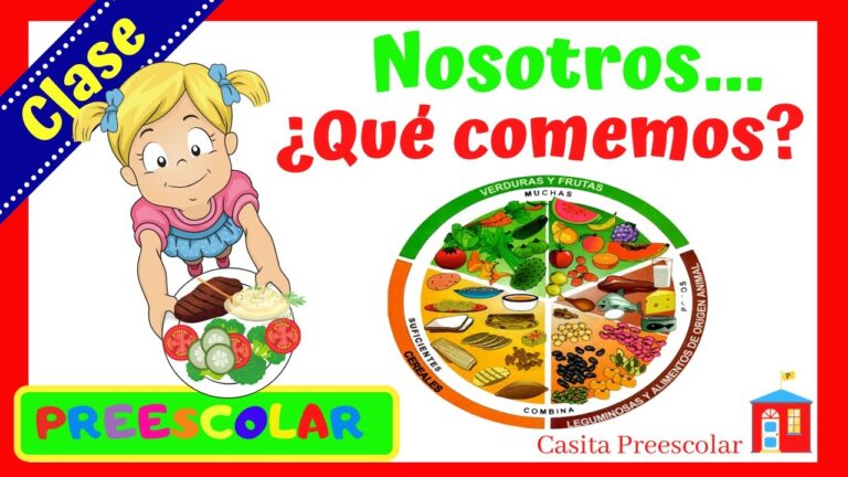 Infografía del Plato del Buen Comer para niños - Joguar