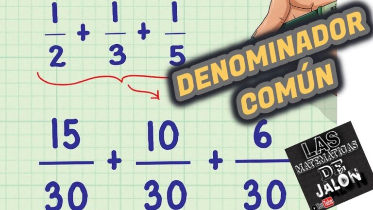 Cómo encontrar el común denominador - Joguar